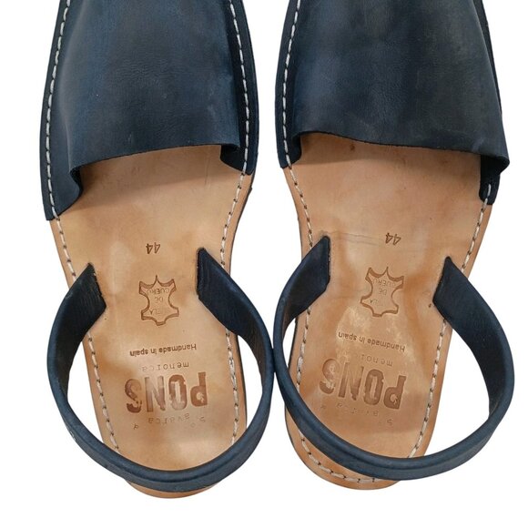Pons Avarcas Shoes Mens Size EU 44 US 11 Leather Handmade Minorcan Sandals Spain - Picture 6 of 8